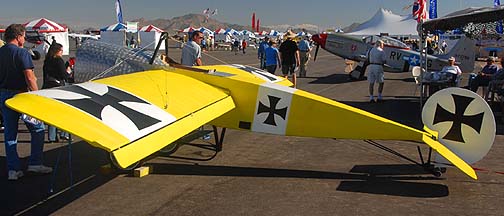 Fokker Eindekker replica, Copperstate Fly-in, October 23, 2010